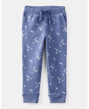 Joggers Con Cordón De Felpa Francesa De Corazoncitos Oshkosh B'Gosh
