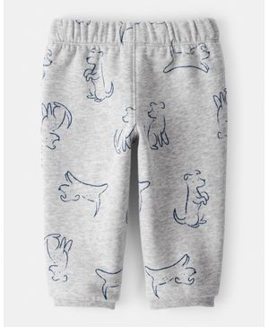 Joggers Con Pretina Elástica Con Diseño De Perro Carter's