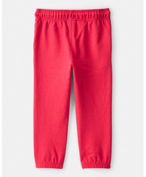 Joggers De Tela Afelpada Ready Set Play Rojo Carter's