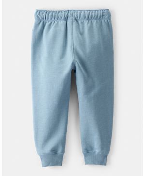 Joggers De Tela Polar De Algodón Azul Carter's