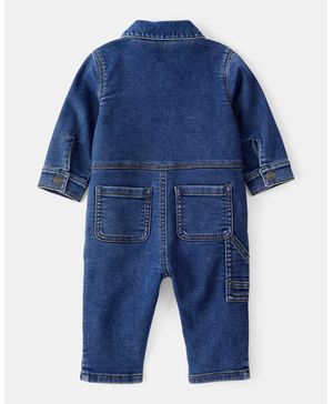 Jumpsuit De Mezclilla Con Broches Little Buddy Carter's