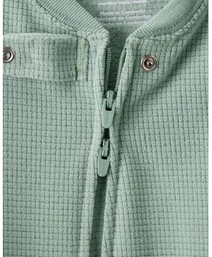 Mameluco Ajuste Cómodo Y Cierre Doble Manga Larga Carter's