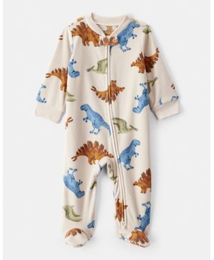 Mameluco Ajuste Holgado Manga Larga Dinosaurio Carter's