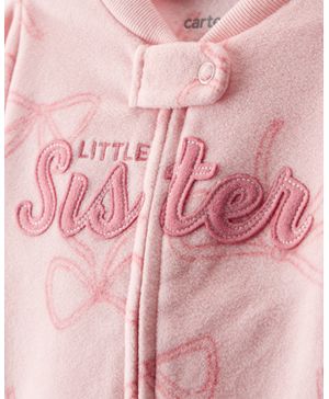 Mameluco Ajuste Holgado Manga Larga Estampado Moños Carter's