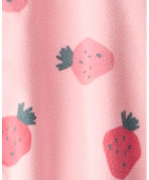 Mameluco De Tela Polar Con Fresitas Carter's