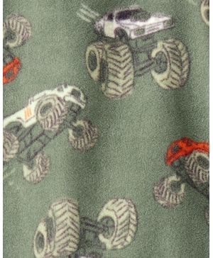 Mameluco De Tela Polar Con Monster Truck Carter's