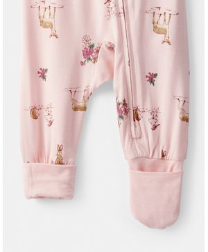 Mameluco Purelysoft Ciervo Y Floral Carter's