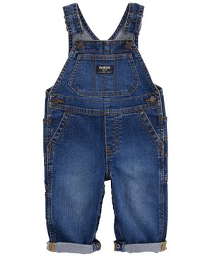 Overol Clásico De Mezclilla Stretch Oscura Deslavada Oshkosh B'Gosh