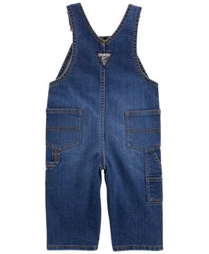 Overol Clásico De Mezclilla Stretch Oscura Deslavada Oshkosh B'Gosh