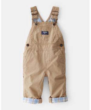 Overol De Lona Ligera En Caqui Oshkosh B'Gosh