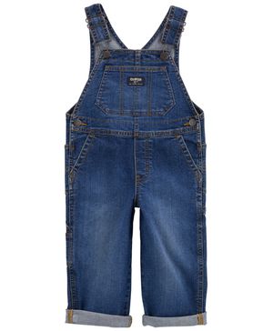 Overoles Clásicos De Mezclilla Stretch Oscura Deslavada Oshkosh B'Gosh