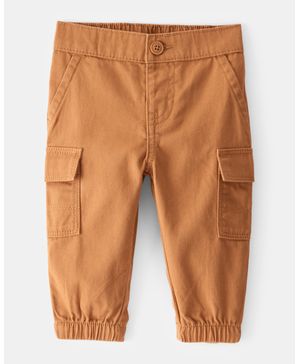 Pantalón Cargo Utility De Sarga En Café Oshkosh B'Gosh