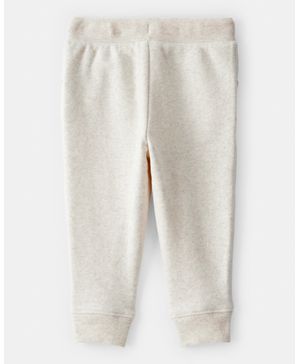 Pantalón Con Cordón Ajustable De Felpa Francesa Sólida Oshkosh B'Gosh