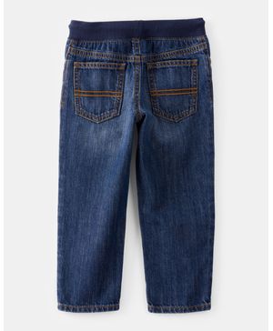 Pantalón De Mezclilla Pull-On En Azul Carter's