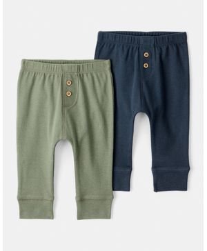 Paquete 2 Pantalones Pull-On 100% Algodón Carter's