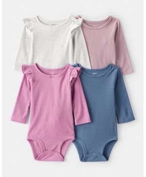 Paquete 4 Pañaleros Manga Larga Carter's