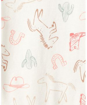 Paquete 5 Pañaleros De Algodón De Vaquero Carter's