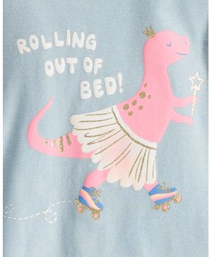 Pijama 4 Piezas Manga Larga Algodón Dinosaurios Carter's