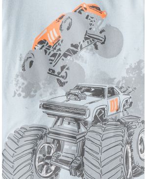 Pijama De 4 Piezas Manga Larga Monster Truck Carter's