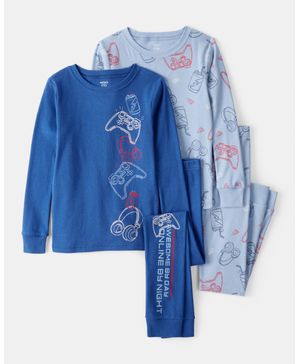 Pijama De 4 Piezas Manga Larga Videojuegos Carter's