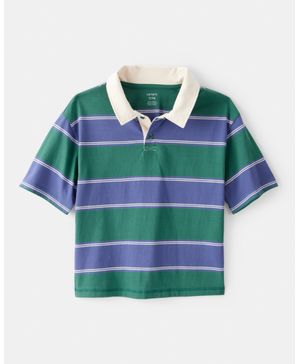 Playera Polo Manga Corta A Rayas Carter's