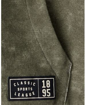 Sudadera Con Capucha De Tela Afelpada Deslavado Verde Oshkosh B'Gosh