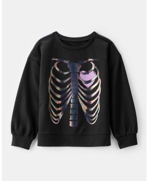 Sudadera Con Gráfico De Esqueleto Metálico Carter's