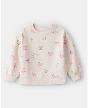 Sudadera Tipo Jersey Manga Larga Tela Afelpada Carter's