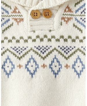 Suéter De Grecas Nórdicas Oshkosh B'Gosh