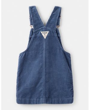 Vestido Tipo Overol De Pana Azul Oshkosh B'Gosh