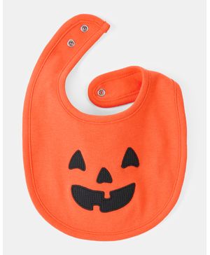 Babero De Calabaza Naranja Carter's