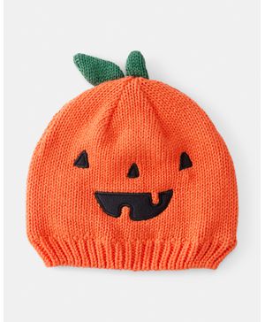 Gorro De Bebé A Ganchillo De Calabaza Para Halloween Carter's