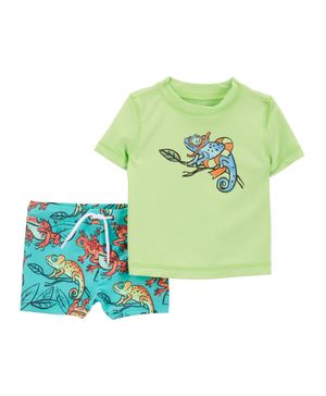 Traje De Baño De 2 Piezas De Camaleon Carter's