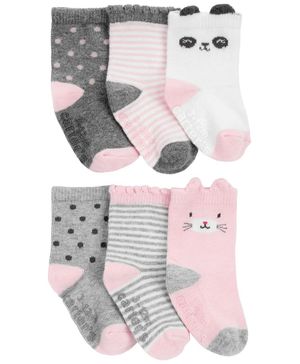 Paquete De 6 Pares De Calcetines Para Bebé Carter's