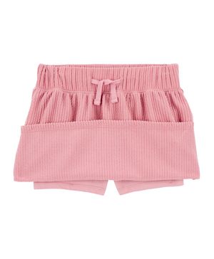 Falda Short Con Cordón Ajustable De Canalé Texturizado Oshkosh B'Gosh