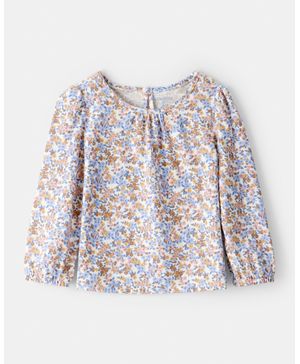 Blusa De Manga Larga Floral Oshkosh B'Gosh