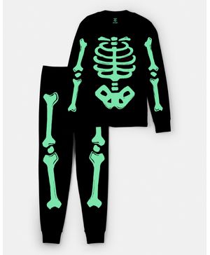 Pijama De 2 Piezas Con Esqueleto Brillante Para Halloween Carter's