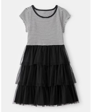 Vestido Capas De Tul  Y Parte Alta A Rayas Para Halloween Carter's