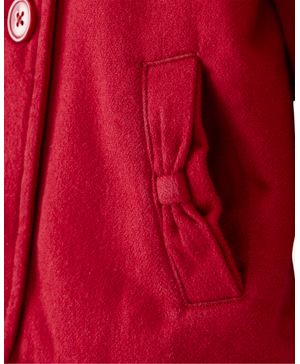 Cárdigan De Moda De Manga Larga En Rojo Carter's