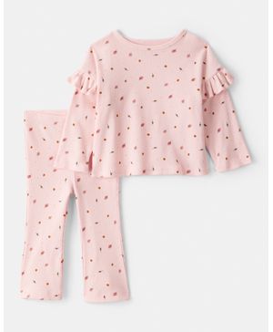 Conjunto De 2 Piezas Con Playera De Algodón De Hojas Carter's