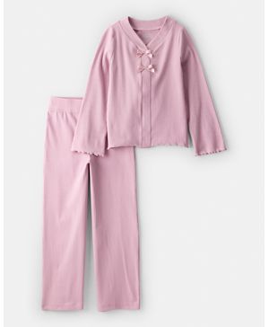 Conjunto De 2 Piezas Con Playera De Manga Larga Y Pantalón Carter's