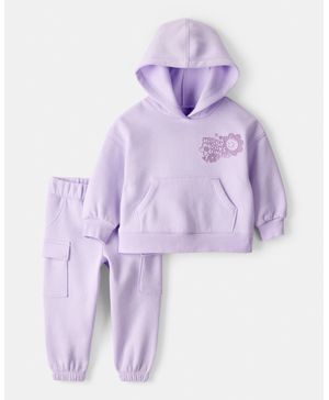 Conjunto De 2 Piezas Con Sudadera De Manga Larga De Flores Carter's