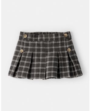 Falda Short De Algodón A Cuadros Oshkosh B'Gosh