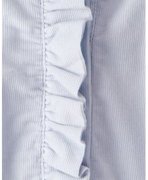 Pañalero De Moda De Pana De Manga Larga En Azul Oshkosh B'Gosh