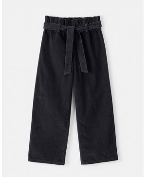 Pantalón De Pana De Pierna Ancha En Negro Carter's