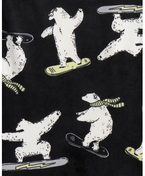 Pijama De 2 Piezas De Velour De Osos Polar De Manga Larga Carter's