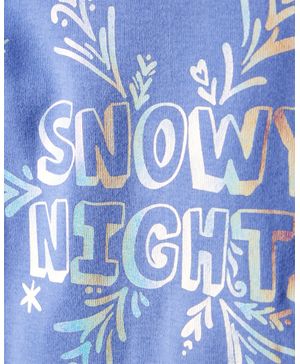 Pijama De 4 Piezas 100% Algodón De Copos De Nieve Carter's