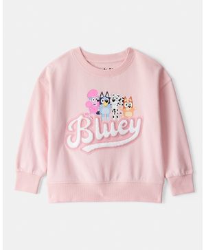 Sudadera De Bluey De Felpa Francesa En Rosa Carter's