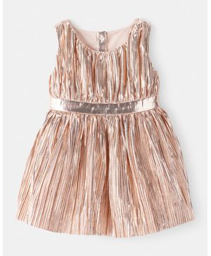 Vestido De Ocasión Sin Mangas En Dorado Oshkosh B'Gosh