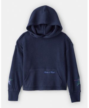 Blusa Térmica Con Capucha En Azul Marino Oshkosh B'Gosh